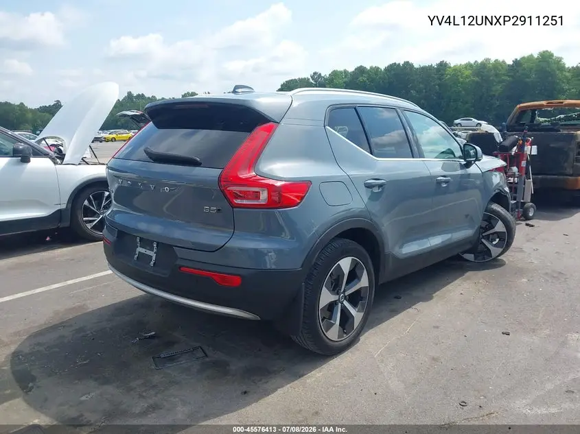 2023 Volvo Xc40 B5 Plus Bright Theme VIN: YV4L12UNXP2911251 Lot: 45576413