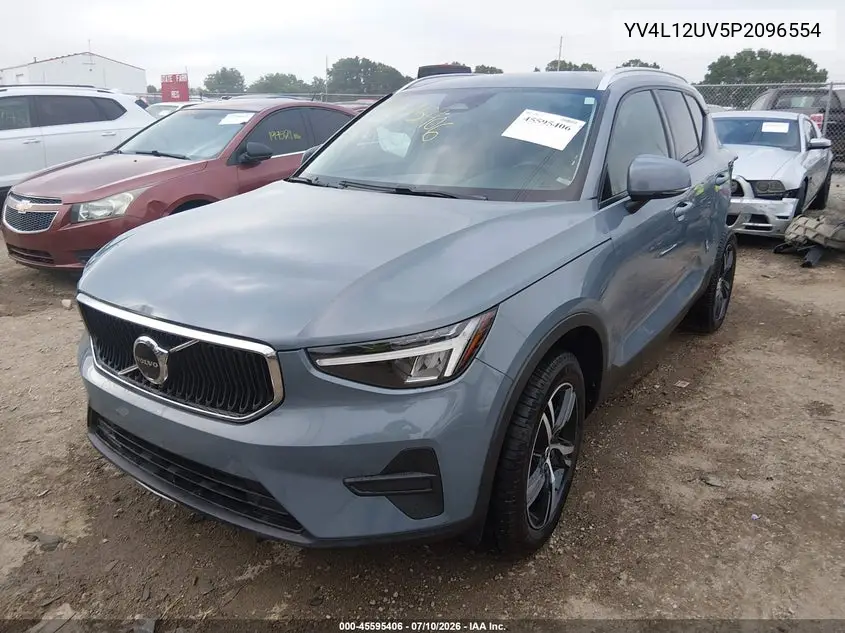 2023 Volvo Xc40 B5 Core VIN: YV4L12UV5P2096554 Lot: 45595406
