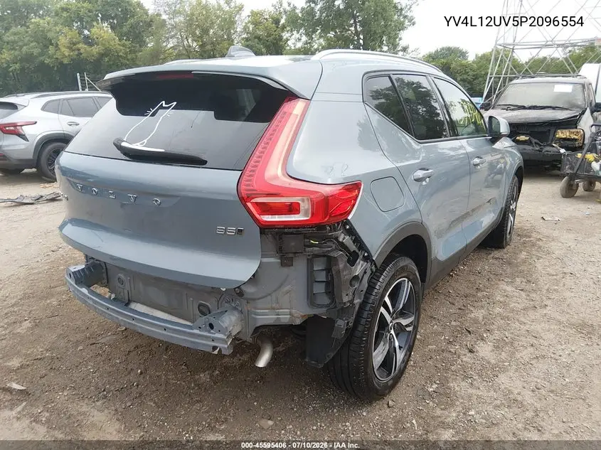 2023 Volvo Xc40 B5 Core VIN: YV4L12UV5P2096554 Lot: 45595406