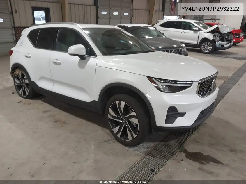 2023 Volvo Xc40 B5 Plus Bright Theme VIN: YV4L12UN9P2932222 Lot: 45599362