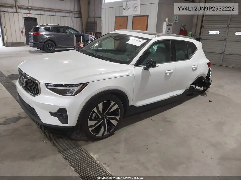 2023 Volvo Xc40 B5 Plus Bright Theme VIN: YV4L12UN9P2932222 Lot: 45599362