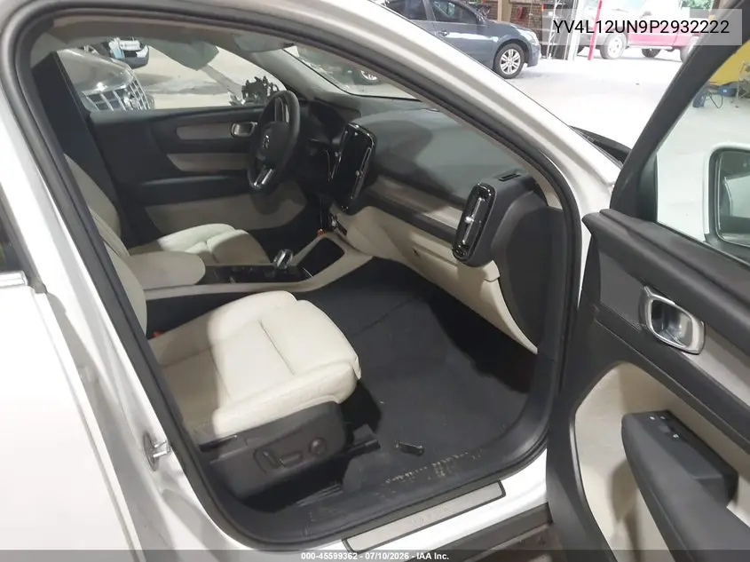 2023 Volvo Xc40 B5 Plus Bright Theme VIN: YV4L12UN9P2932222 Lot: 45599362