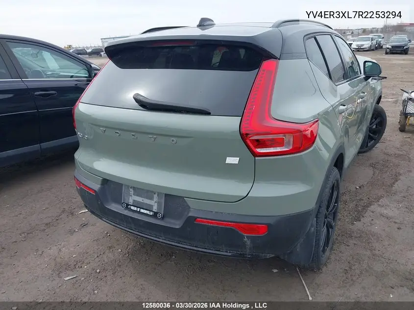 2024 Volvo Xc40 Recharge Plus VIN: YV4ER3XL7R2253294 Lot: 12580036