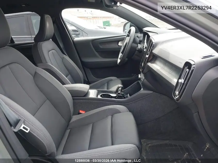 2024 Volvo Xc40 Recharge Plus VIN: YV4ER3XL7R2253294 Lot: 12580036