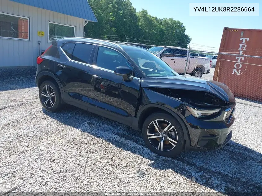 2024 Volvo Xc40 B5 Core Bright Theme/B5 Core Dark Theme VIN: YV4L12UK8R2286664 Lot: 45032372