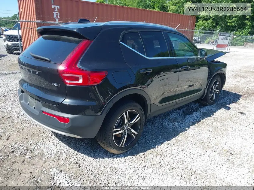 2024 Volvo Xc40 B5 Core Bright Theme/B5 Core Dark Theme VIN: YV4L12UK8R2286664 Lot: 45032372