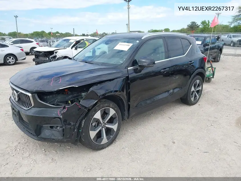 2024 Volvo Xc40 B5 Plus Bright Theme VIN: YV4L12UEXR2267317 Lot: 45111958