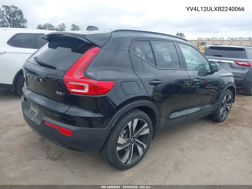 2024 Volvo Xc40 B5 Plus Dark Theme VIN: YV4L12ULXR2240066 Lot: 45209254