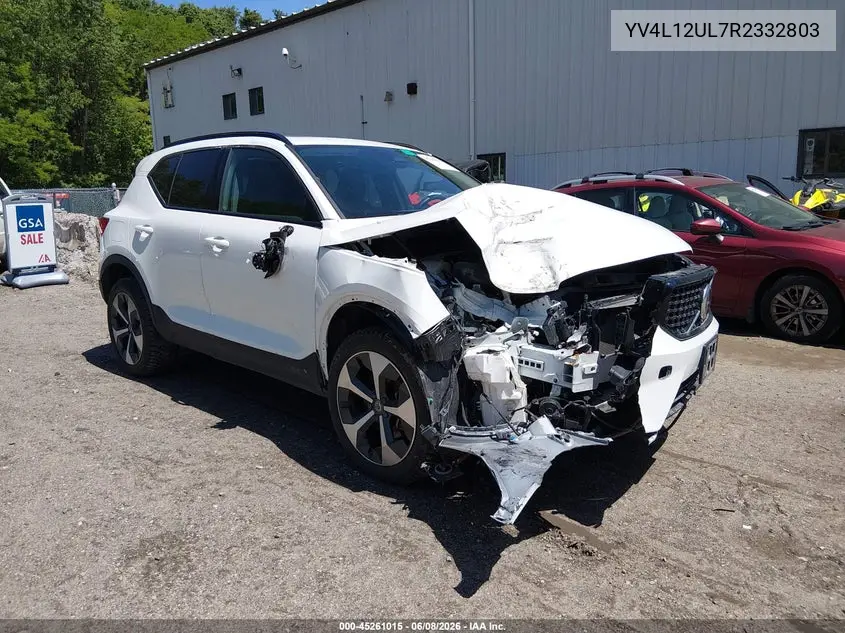 2024 Volvo Xc40 B5 Plus Dark Theme VIN: YV4L12UL7R2332803 Lot: 45261015