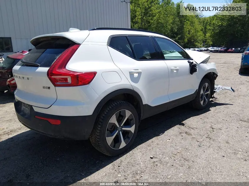 2024 Volvo Xc40 B5 Plus Dark Theme VIN: YV4L12UL7R2332803 Lot: 45261015