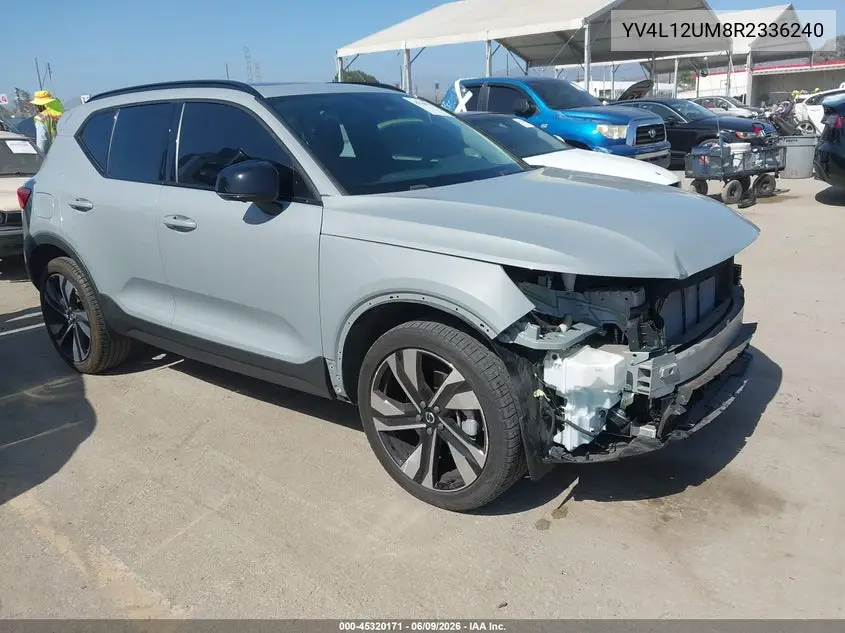 2024 Volvo Xc40 B5 Ultimate Dark Theme VIN: YV4L12UM8R2336240 Lot: 45320171