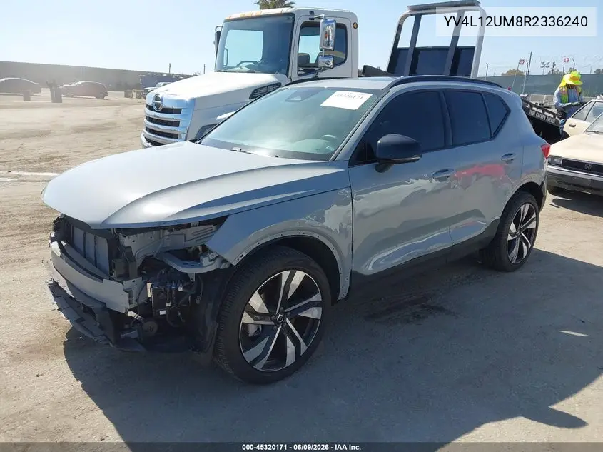 2024 Volvo Xc40 B5 Ultimate Dark Theme VIN: YV4L12UM8R2336240 Lot: 45320171