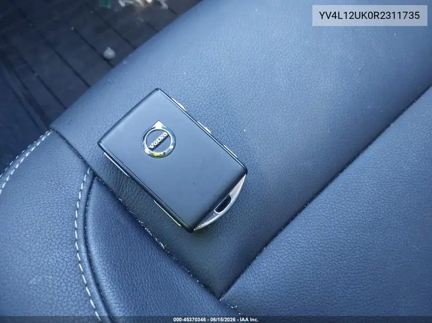 2024 Volvo Xc40 B5 Core Bright Theme VIN: YV4L12UK0R2311735 Lot: 45370346