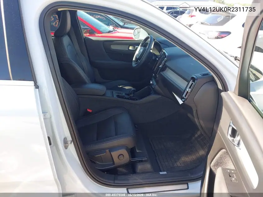 2024 Volvo Xc40 B5 Core Bright Theme VIN: YV4L12UK0R2311735 Lot: 45370346
