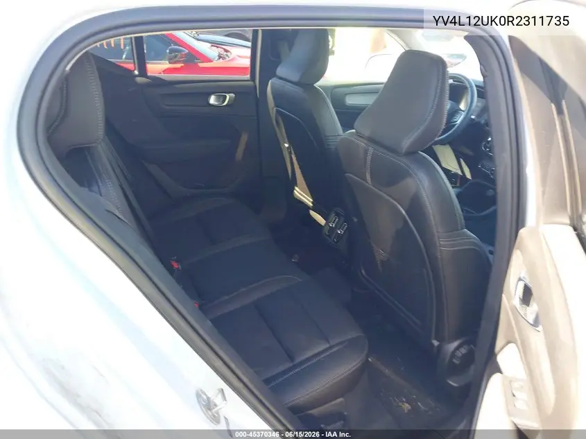 2024 Volvo Xc40 B5 Core Bright Theme VIN: YV4L12UK0R2311735 Lot: 45370346