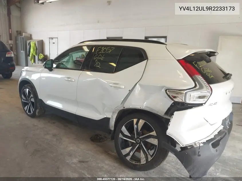 2024 Volvo Xc40 B5 Plus Dark Theme VIN: YV4L12UL9R2233173 Lot: 45377120