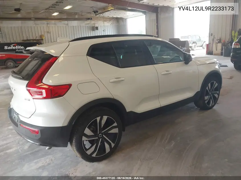 2024 Volvo Xc40 B5 Plus Dark Theme VIN: YV4L12UL9R2233173 Lot: 45377120