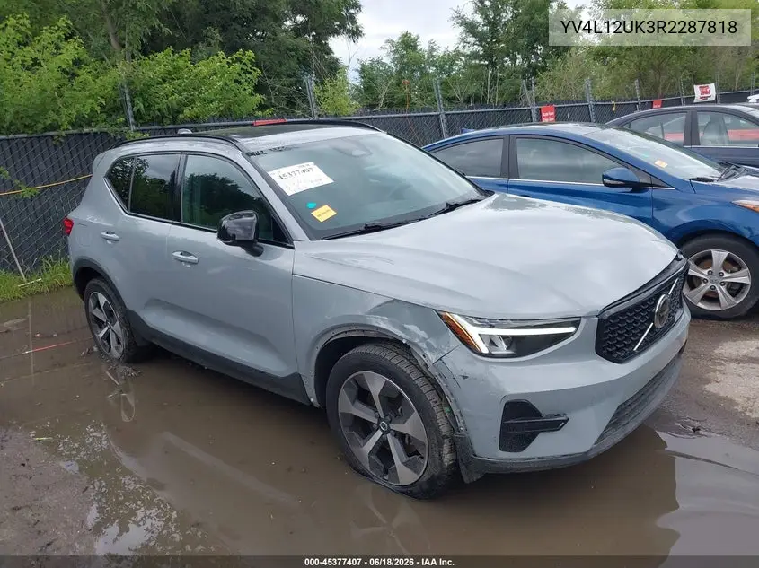 2024 Volvo Xc40 B5 Core Bright Theme/B5 Core Dark Theme VIN: YV4L12UK3R2287818 Lot: 45377407