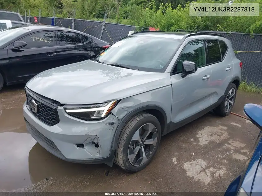 2024 Volvo Xc40 B5 Core Bright Theme/B5 Core Dark Theme VIN: YV4L12UK3R2287818 Lot: 45377407