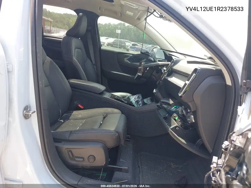 2024 Volvo Xc40 B5 Plus Bright Theme VIN: YV4L12UE1R2378533 Lot: 45524930