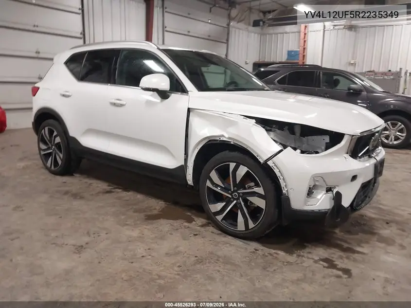 2024 Volvo Xc40 B5 Ultimate Bright Theme VIN: YV4L12UF5R2235349 Lot: 45526293