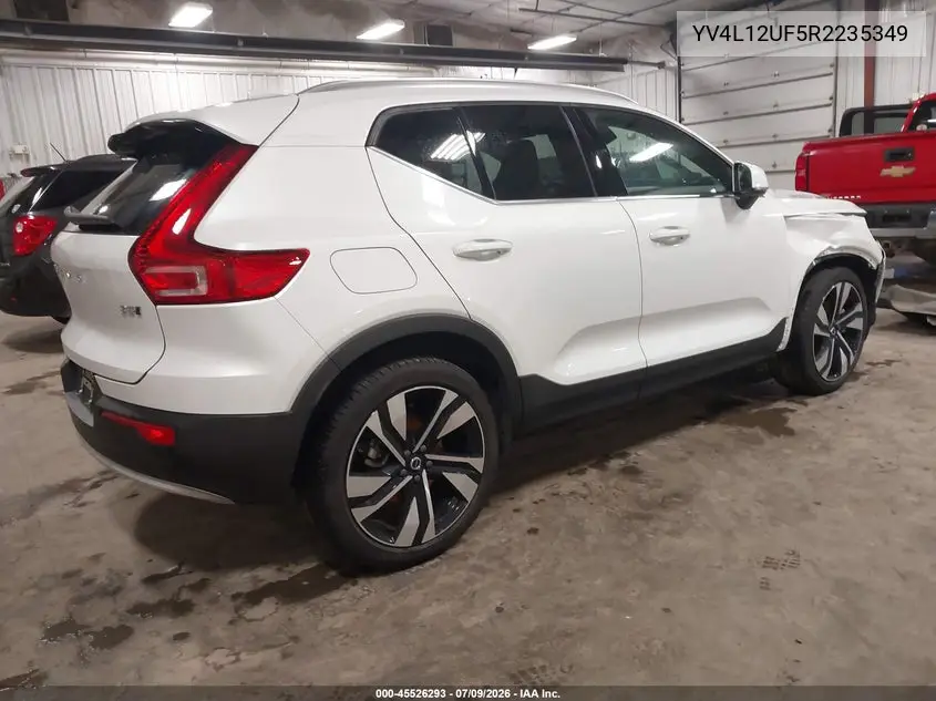 2024 Volvo Xc40 B5 Ultimate Bright Theme VIN: YV4L12UF5R2235349 Lot: 45526293