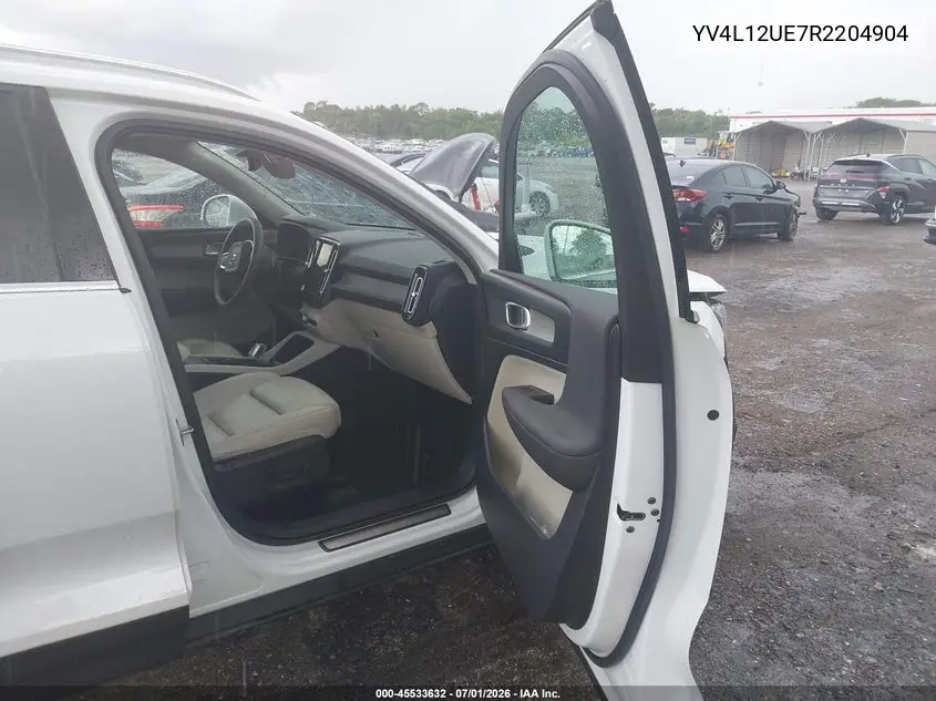 2024 Volvo Xc40 B5 Plus Bright Theme VIN: YV4L12UE7R2204904 Lot: 45533632