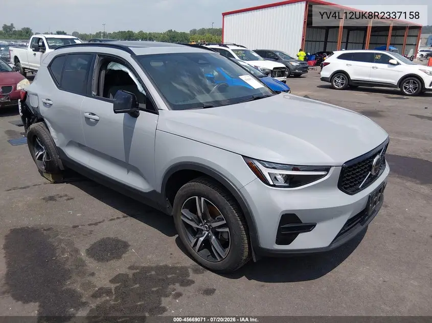 2024 Volvo Xc40 B5 Core Bright Theme/B5 Core Dark Theme VIN: YV4L12UK8R2337158 Lot: 45669071