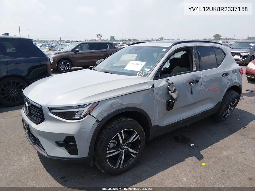 2024 Volvo Xc40 B5 Core Bright Theme/B5 Core Dark Theme VIN: YV4L12UK8R2337158 Lot: 45669071
