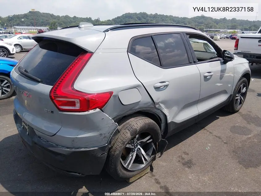 2024 Volvo Xc40 B5 Core Bright Theme/B5 Core Dark Theme VIN: YV4L12UK8R2337158 Lot: 45669071