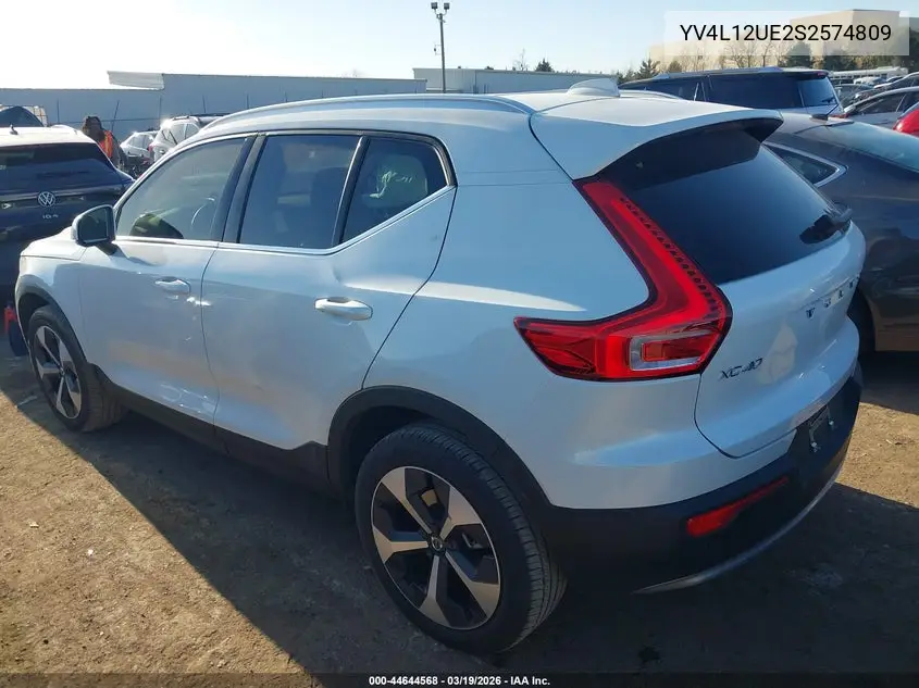 2025 Volvo Xc40 B5 Plus Bright Theme VIN: YV4L12UE2S2574809 Lot: 44644568