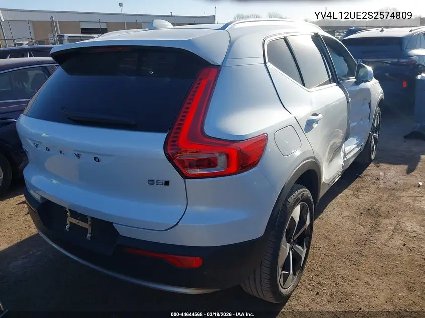 2025 Volvo Xc40 B5 Plus Bright Theme VIN: YV4L12UE2S2574809 Lot: 44644568