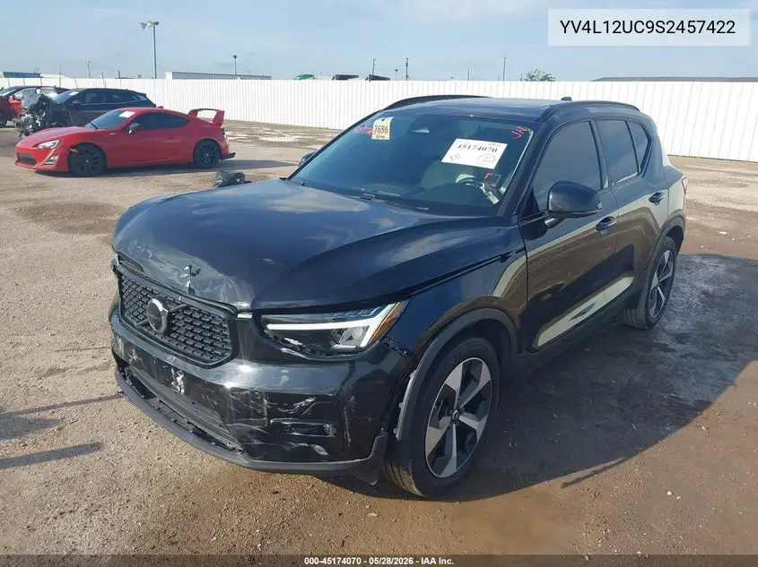 2025 Volvo Xc40 B5 Plus Dark Theme VIN: YV4L12UC9S2457422 Lot: 45174070