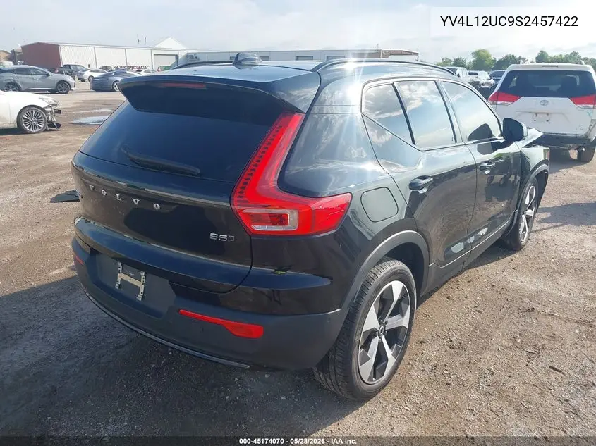 2025 Volvo Xc40 B5 Plus Dark Theme VIN: YV4L12UC9S2457422 Lot: 45174070