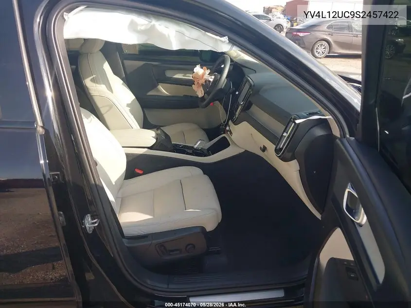 2025 Volvo Xc40 B5 Plus Dark Theme VIN: YV4L12UC9S2457422 Lot: 45174070