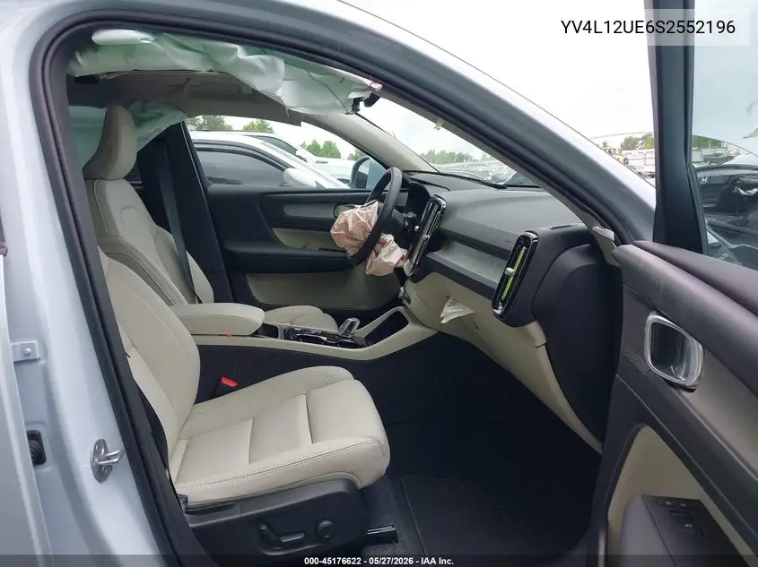 2025 Volvo Xc40 B5 Plus Bright Theme VIN: YV4L12UE6S2552196 Lot: 45176622
