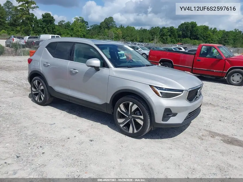 2025 Volvo Xc40 B5 Ultra Bright Theme VIN: YV4L12UF6S2597616 Lot: 45207363