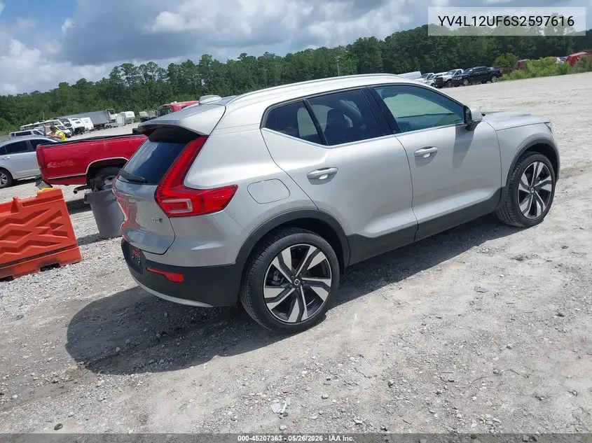 2025 Volvo Xc40 B5 Ultra Bright Theme VIN: YV4L12UF6S2597616 Lot: 45207363