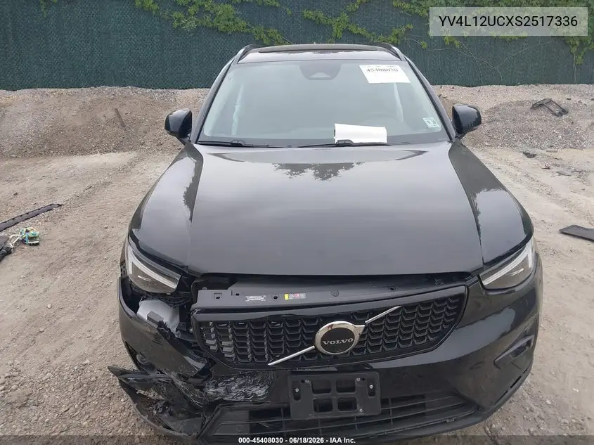 2025 Volvo Xc40 B5 Plus Dark Theme VIN: YV4L12UCXS2517336 Lot: 45408030