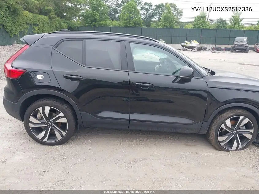 2025 Volvo Xc40 B5 Plus Dark Theme VIN: YV4L12UCXS2517336 Lot: 45408030