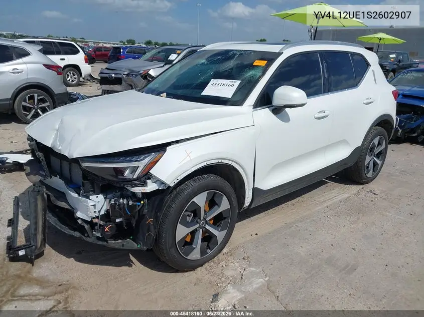 2025 Volvo Xc40 B5 Plus Bright Theme VIN: YV4L12UE1S2602907 Lot: 45418160