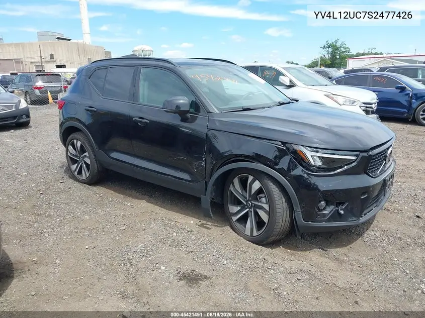 2025 Volvo Xc40 B5 Plus Dark Theme VIN: YV4L12UC7S2477426 Lot: 45421491