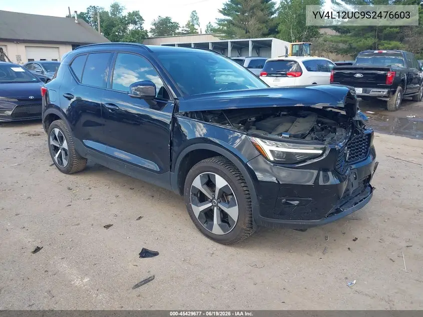 2025 Volvo Xc40 B5 Plus Dark Theme VIN: YV4L12UC9S2476603 Lot: 45429677