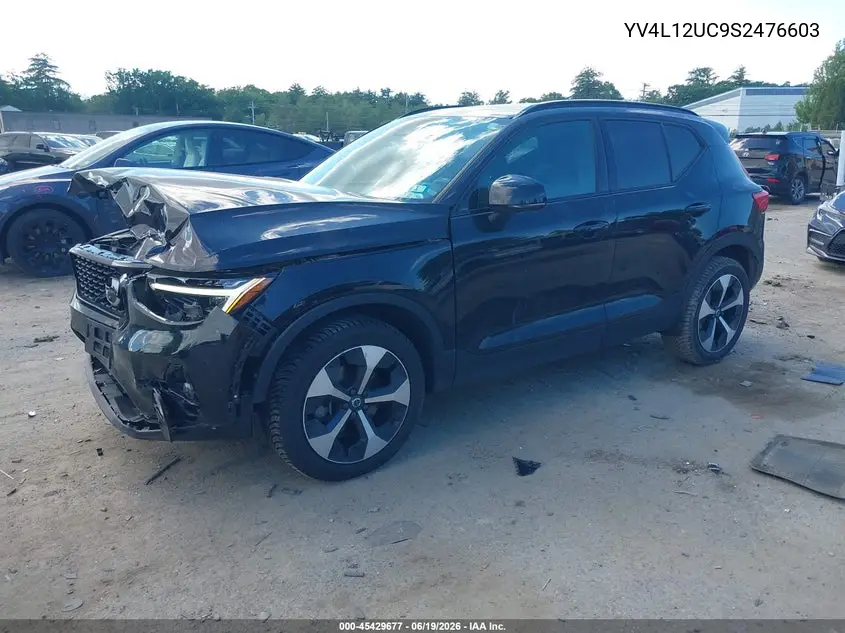 2025 Volvo Xc40 B5 Plus Dark Theme VIN: YV4L12UC9S2476603 Lot: 45429677