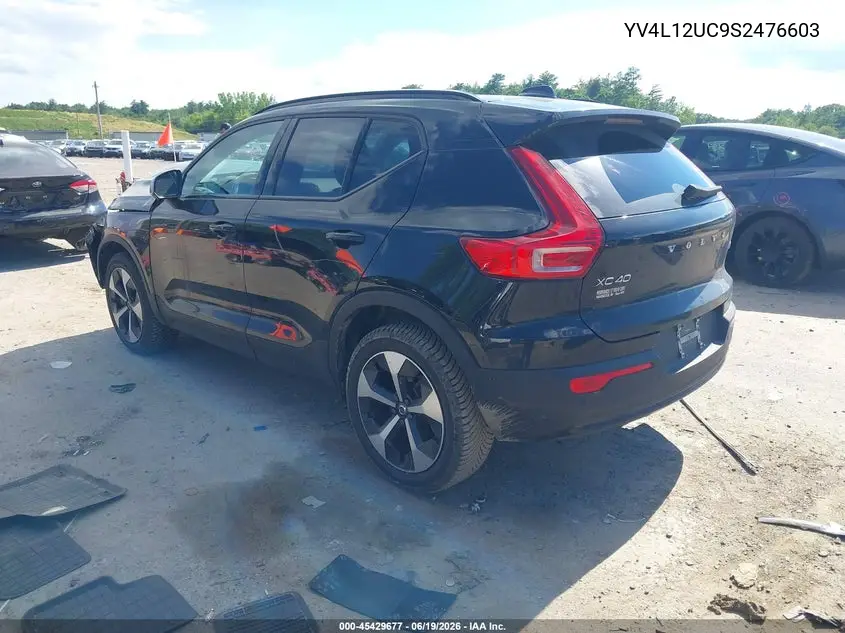 2025 Volvo Xc40 B5 Plus Dark Theme VIN: YV4L12UC9S2476603 Lot: 45429677
