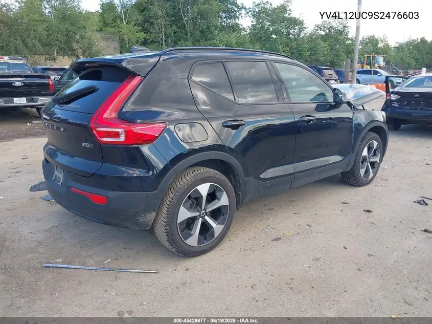 2025 Volvo Xc40 B5 Plus Dark Theme VIN: YV4L12UC9S2476603 Lot: 45429677