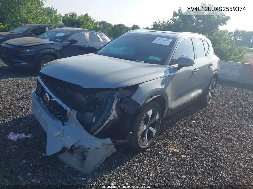 2025 Volvo Xc40 B5 Core Bright Theme VIN: YV4L12UJXS2559374 Lot: 45486871