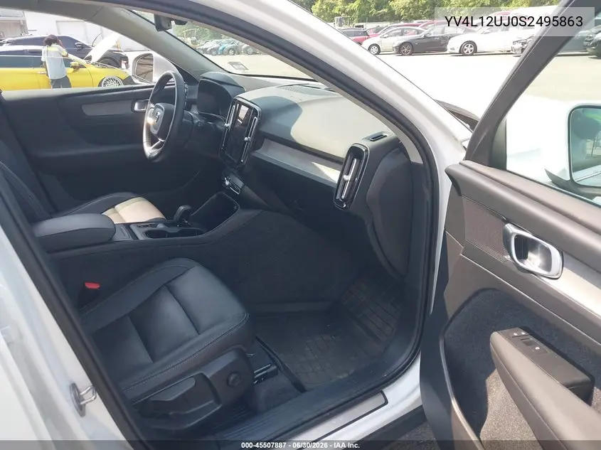 2025 Volvo Xc40 B5 Core Bright Theme VIN: YV4L12UJ0S2495863 Lot: 45507887