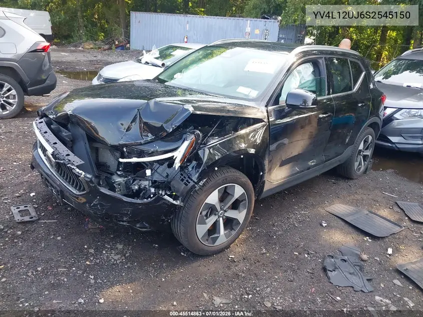 2025 Volvo Xc40 B5 Core Bright Theme VIN: YV4L12UJ6S2545150 Lot: 45514863