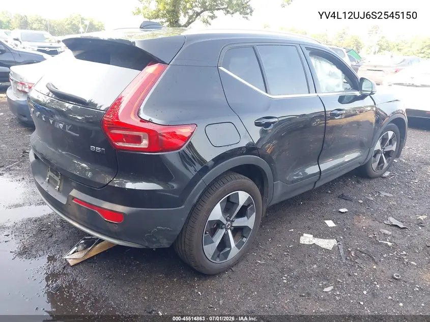 2025 Volvo Xc40 B5 Core Bright Theme VIN: YV4L12UJ6S2545150 Lot: 45514863